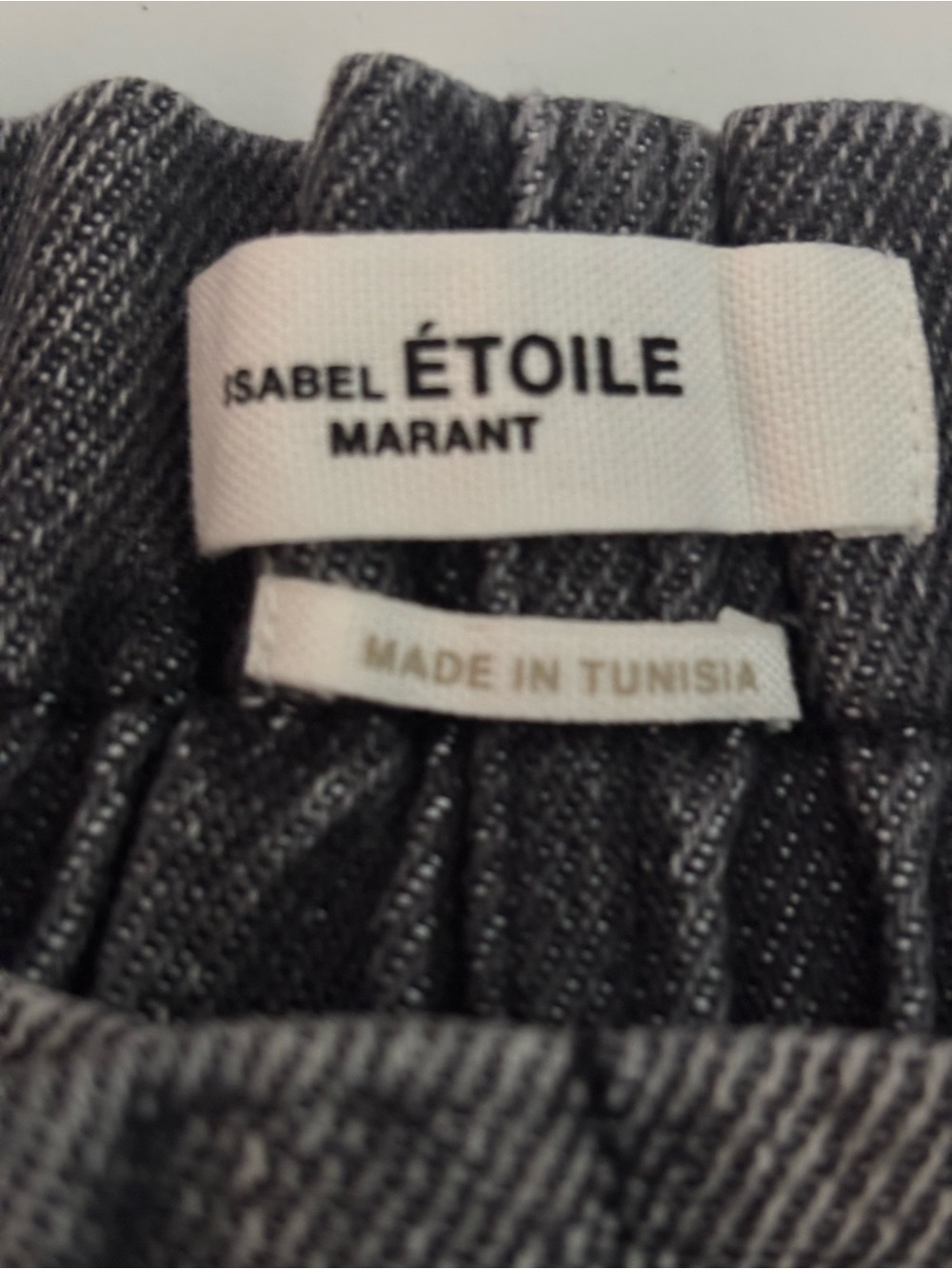Isabel Marant Black Washed High-Waist Paperbag Shorts EU 40 - Picture 3 of 4